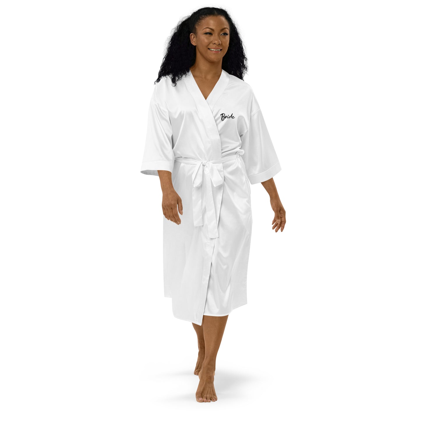 Customisable Satin robe